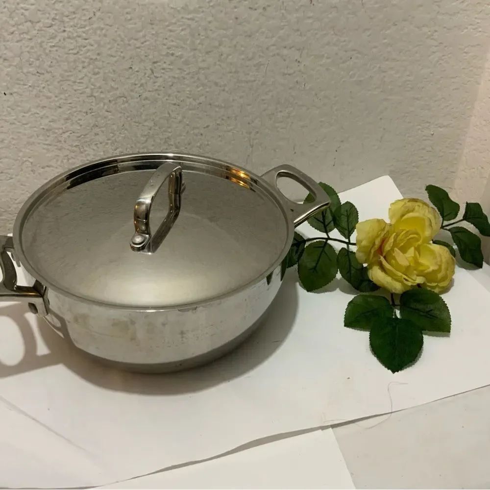 Cuisinart FCT3545-24  France Tri-ply Stainless /INOX  Dutch Oven 4.5 Qt